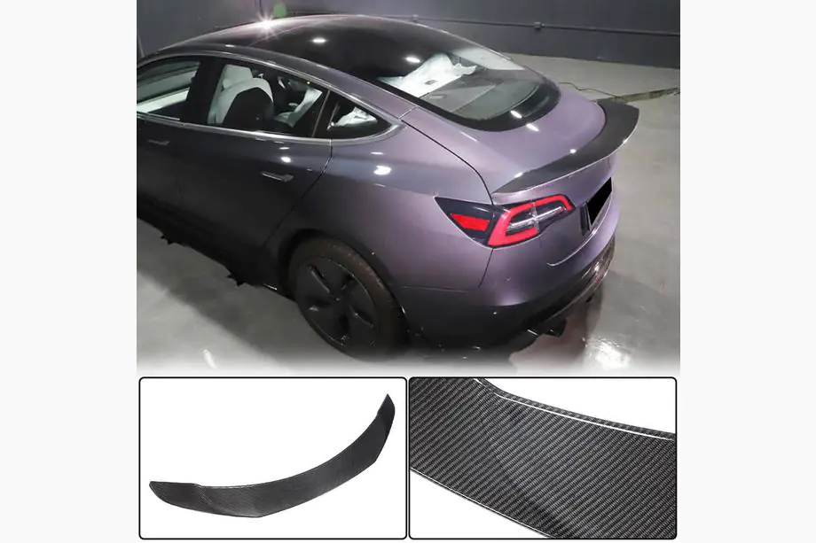 Tesla Model 3 2017– Spoiler V1 (2017-2023, carbon) Image