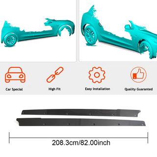 Sideskirts V1 (2017-2023, Carbon) foto 3