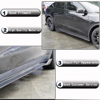Sideskirt extensions V1 (2020-2025, Carbon) Tesla Model Y 2020– foto 3