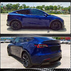 Tesla Model Y 2020– Carbon V2 dorpelbeschermers (2019+) foto 5
