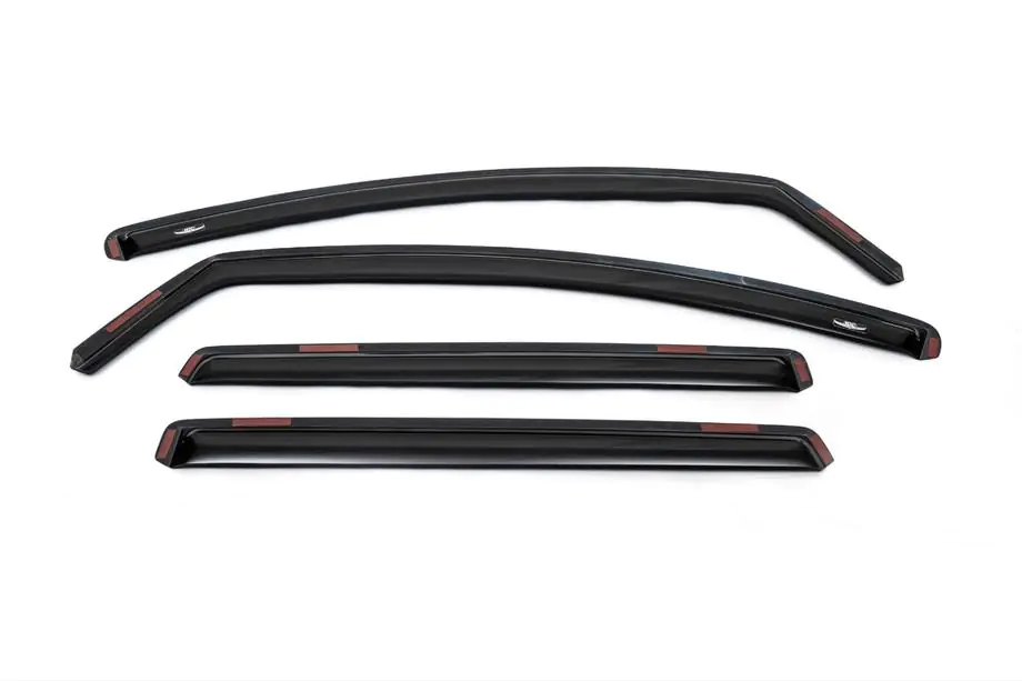 BMW 3-serie E90/E91 2005–2011 In-channel raamdeflectors Niken Luxury (voor E-90, 4 stuks) Image