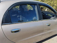 Chevrolet Lanos 1998–2017 Raamomlijsting (4-delig, RVS) foto 1