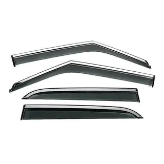 Windschermen met chromen sierlijst Niken Luxury (4 stuks)