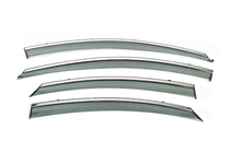 Hyundai Sonata YF 2010–2014 Windschermen met chromen sierlijst Niken Luxury (4 stuks) foto 1