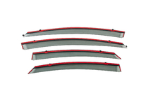 Hyundai Sonata YF 2010–2014 Windschermen met chromen sierlijst Niken Luxury (4 stuks) foto 4