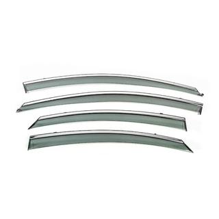 Windschermen met chromen sierlijst Niken Luxury (4 stuks) Hyundai Sonata YF 2010–2014 foto 1