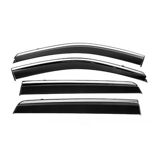 Windschermen met chromen sierlijst Niken Luxury (4 stuks) Hyundai Santa Fe 2 2006–2012 foto 1