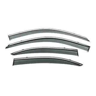 Windschermen met chromen sierlijst Niken Luxury (4 stuks)