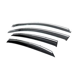 Windschermen met chromen sierlijst Niken Luxury (4 stuks) Hyundai Accent 2017–2023 foto 2