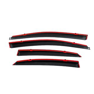Windschermen met chromen sierlijst Niken Luxury (4 stuks) Hyundai Accent 2017–2023 foto 4