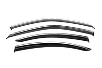Lexus ES 2006–2011 Windschermen met chromen sierlijst Niken Luxury (4 stuks) foto 1