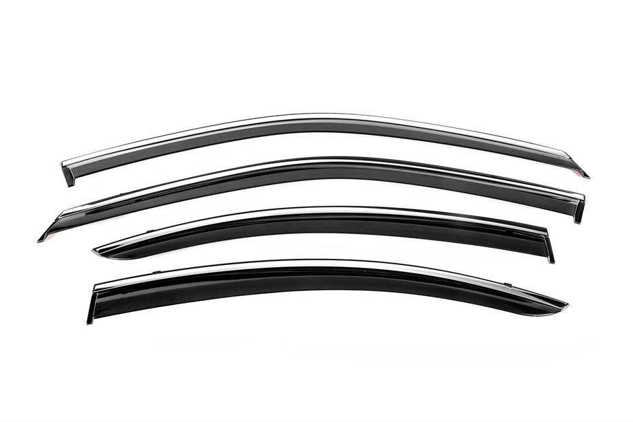Lexus ES 2006–2011 Windschermen met chromen sierlijst Niken Luxury (4 stuks) Image