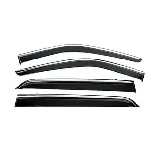 Windschermen met chromen sierlijst Niken Luxury (4 stuks)