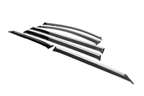 Toyota Sienna 2010–2020 Raamwindschermen met chromen sierlijst Niken Luxury (6 stuks) foto 2