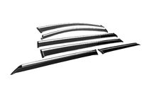 Toyota Sienna 2010–2020 Raamwindschermen met chromen sierlijst Niken Luxury (6 stuks) foto 3