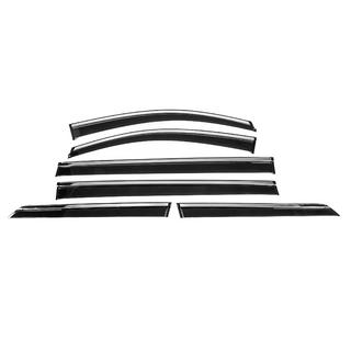 Raamwindschermen met chromen sierlijst Niken Luxury (6 stuks) Toyota Sienna 2010–2020 foto 1
