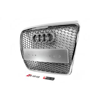 RS-stijl frontgrille (grijs met chroom) foto 3