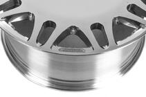 Mercedes-Benz Gesmede aluminium monoblock velgen Brabus-Design (4 stuks) foto 6