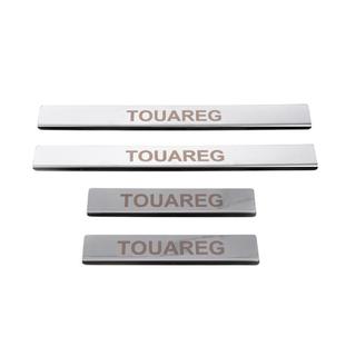 Carmos V1 instaplijsten (4 stuks, RVS) Volkswagen Touareg 2002–2010 foto 2
