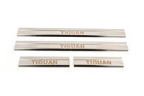 Volkswagen Tiguan 2007–2016 Carmos instaplijsten (4 stuks, RVS) foto 1