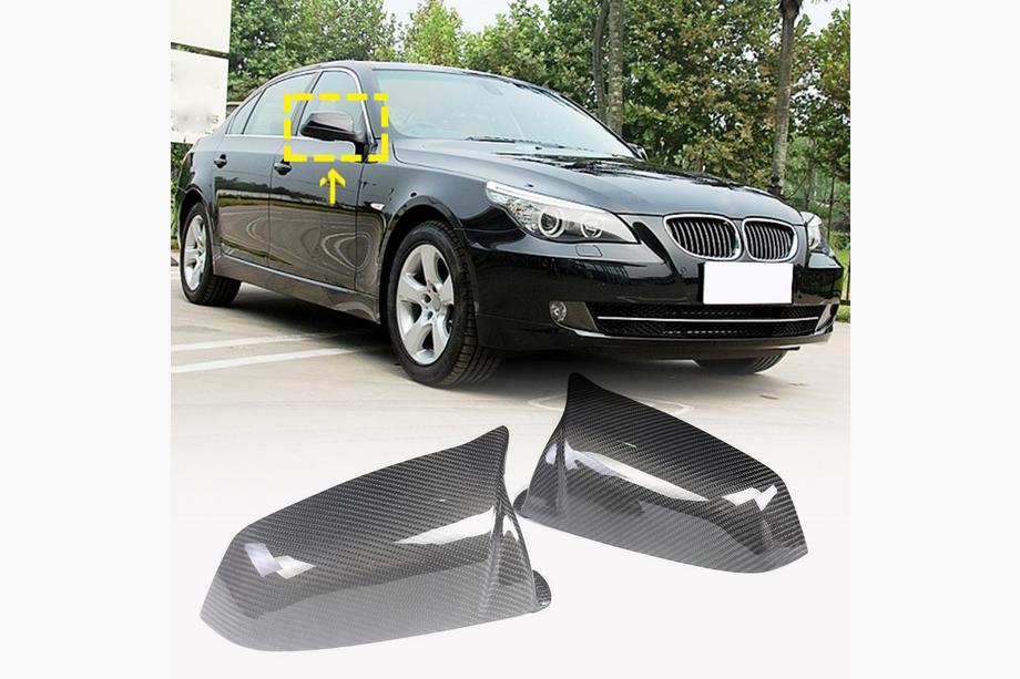 BMW 5 Serie E60/E61 2003–2010 Spiegelkappen (voor 2007-2010, carbon) Image