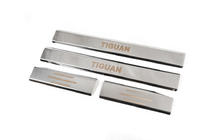 Volkswagen Tiguan 2007–2016 Carmos instaplijsten (4 stuks, RVS) foto 1