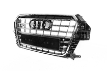 Audi Q3 2011–2019 Radiateurgrille SQ3 (2011-2015, zwart met chroom) foto 2