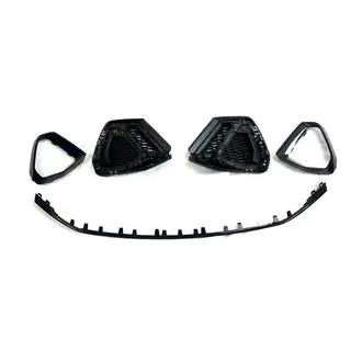 Mistlampgrilles met voorspoilerlip (2 stuks, zwart) foto 2