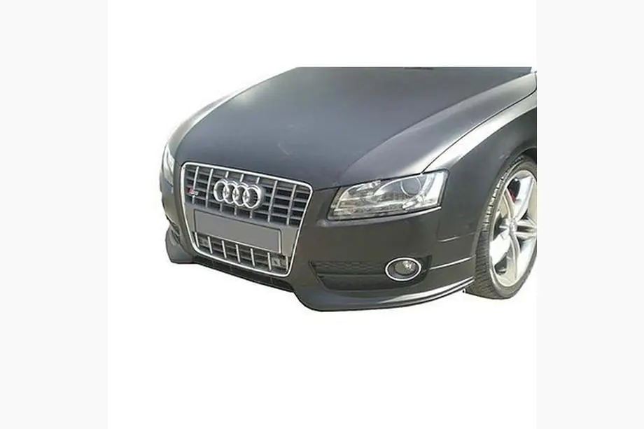 Audi A5 2007–2015 Voorspoilerlip DPT Flap (2007-2011, hoogglans zwart) Image