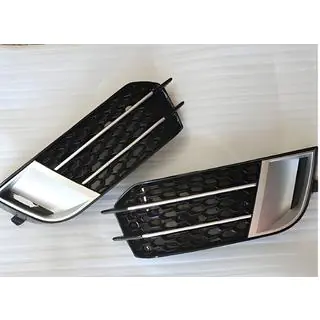 Mistlampgrilles RS-Style (2010-2014, 2 stuks, zwart met grijs)