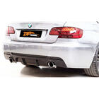 BMW 3-serie E92/E93 2006–2013 Achterbumper diffuser DPT (voor E92 M-Sport, hoogglans zwart) foto 1