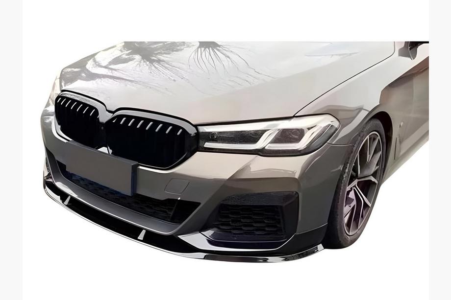 BMW 5 Serie G30/G31 2017–2023 Voorbumper lip DPT Lip V2 (voor M-Performance 2020-2024, hoogglans zwart) Image