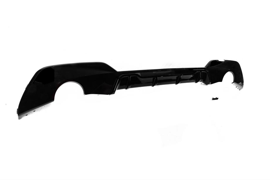 BMW 3 Serie G20/G21 2018– DPT achterbumper diffuser (voor M-Sport 2018-2022, hoogglans zwart) Image
