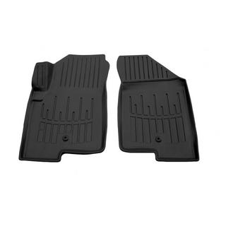 Stingray 3D rubberen vloermatten voor (1 clip op de bestuurdersmat, 2 stuks) Jeep Compass 2006–2016