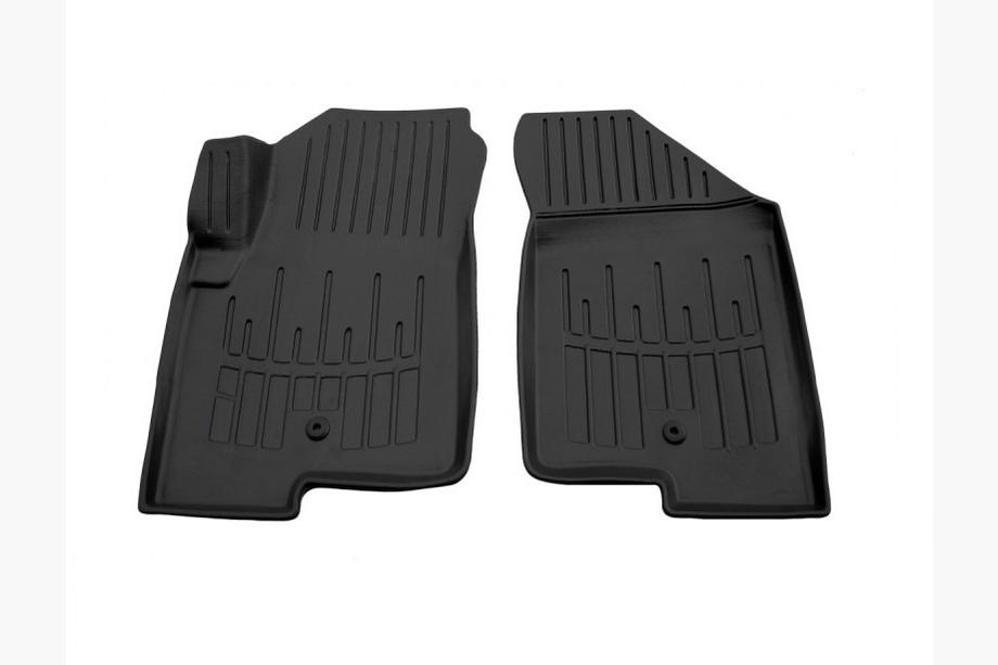 Jeep Compass 2006–2016 Stingray 3D rubberen vloermatten voor (1 clip op de bestuurdersmat, 2 stuks) Image