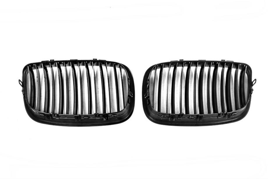 BMW X6 E71 2008–2014 BMW kidney grille M-Look V2 (glans zwart) Foto 5