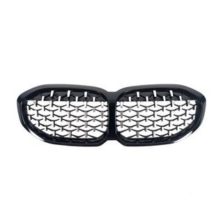 Niergrille Diamond Silver (1 st.) BMW 1 Serie F40 2019–2024 foto 2