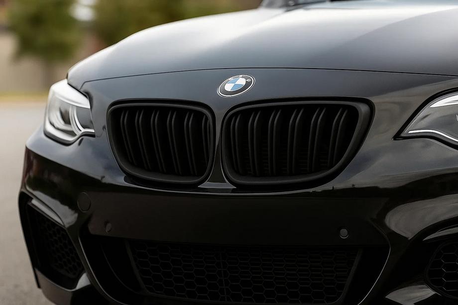 BMW 2-serie F22/F23 2014–2021 M-Look nierroosters (mat zwart) Image