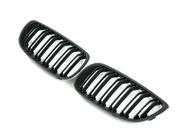 BMW 3-serie E92/E93 2006–2013 M-Look nierengrille (voor 2005-2009, matzwart) foto 3