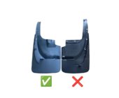 Toyota Land Cruiser 200 2007–2021 Achterspatlappen 2015-2021 (2 st., voor bodykit, smal) foto 2