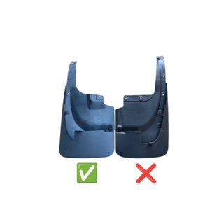 Achterspatlappen 2015-2021 (2 st., voor bodykit, smal) Toyota Land Cruiser 200 2007–2021 foto 2