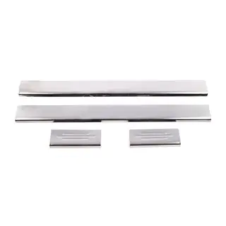Carmos dorpellijsten (set 4 stuks, RVS) Toyota Yaris 2006–2011 foto 2