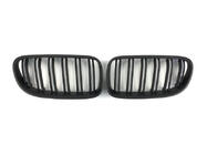 BMW 3-serie E92/E93 2006–2013 M-Look niergrilles (voor 2010-2013, mat zwart) foto 2