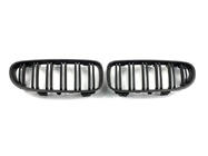 BMW 3-serie E92/E93 2006–2013 M-Look niergrilles (voor 2010-2013, mat zwart) foto 4