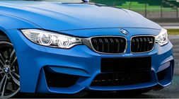 BMW 3 Serie F30/F31 2012–2019 M-Look nierroosters (hoogglans zwart met chroomrand) foto 1