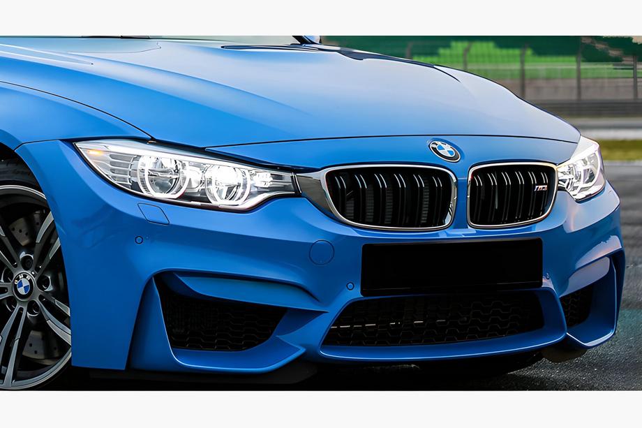 BMW 3 Serie F30/F31 2012–2019 M-Look nierroosters (hoogglans zwart met chroomrand) Image