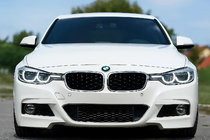 BMW 3 Serie F30/F31 2012–2019 Niergrilles Diamond Black (chromen omlijsting) foto 1