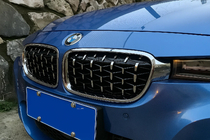 BMW 3 Serie F30/F31 2012–2019 Nierengrille Diamond Silver (chroomrand) foto 1