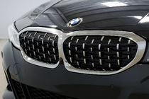 BMW 3 Serie G20/G21 2018– Nierenroosters Diamond Silver (2018-2022, chromen omlijsting) foto 1