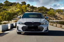BMW 3 Serie G20/G21 2018– Niergrilles 1 Bar (2022+, glanzend zwart) foto 1